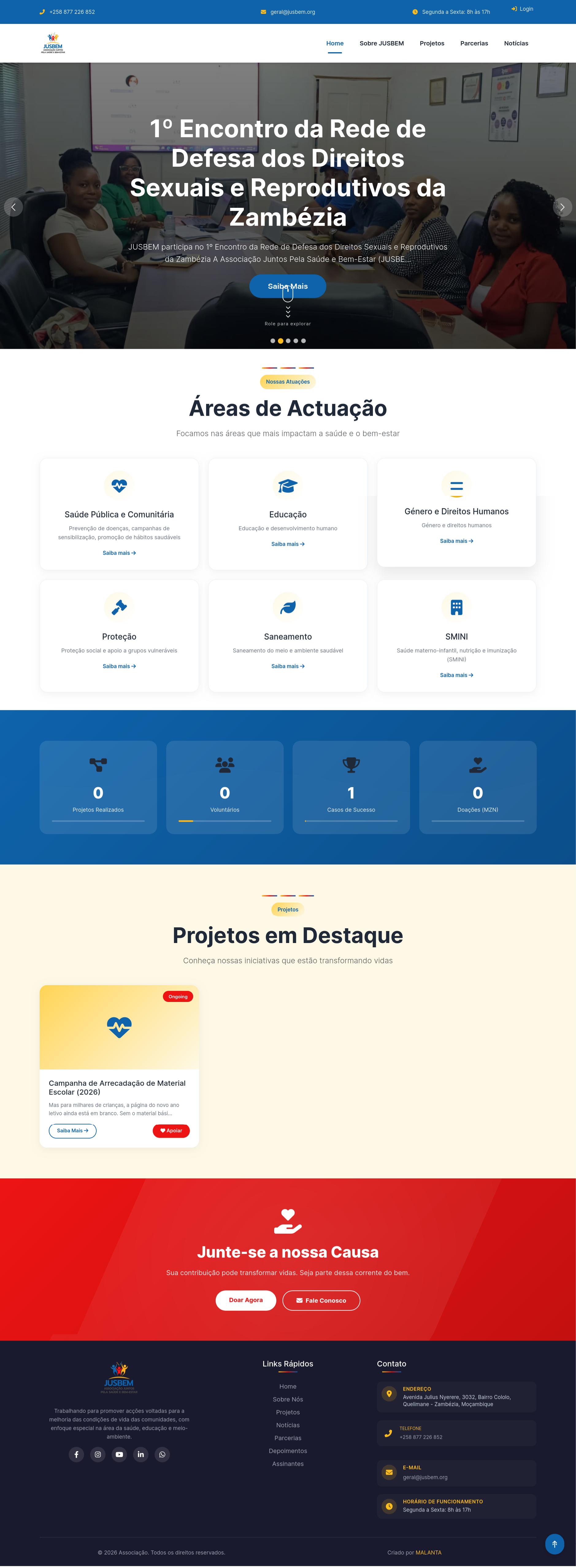 Website da JUSBEM